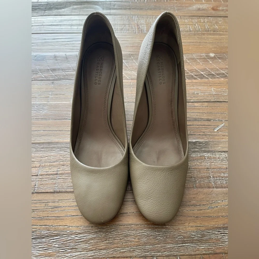 Mercedes Castillo leather pump comfortable heels, shoes - Picture 7 of 13